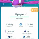 kiiltävä primal kyogre