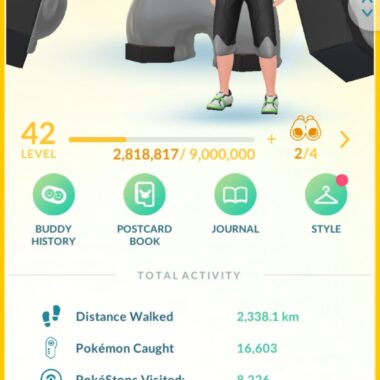 pokemon go account for sale