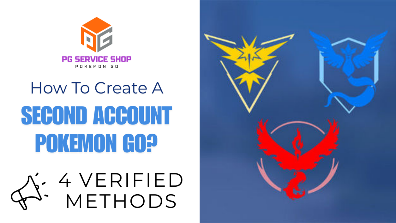 how to create a second account pokemon go