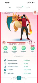 pokemon go stacked account for sale