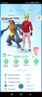 pokemon go account with perfect pokemons