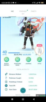 level 40 pokemon account