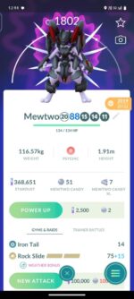 armored mewtwo account