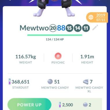 armored mewtwo account