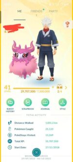 level 41 account pokemon go
