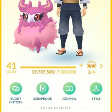level 41 account pokemon go