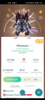 Level 43 Stacked Acc: 285 Leg, 245 Shiny, 2 Lucky Armored Mewtwo, Lucky Clone Charizard - 图片 2