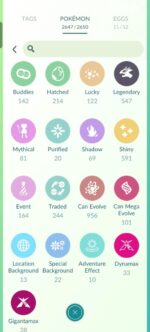 Pokemon Go Level 43 Premium Account For Sale: 2647 Total Pokemons, 34 Shiny leg - Image 2