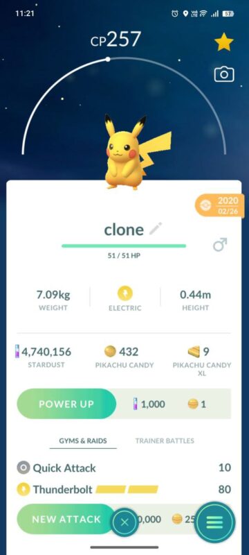 clone pikachu