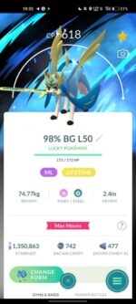 Level 43 Stacked Acc: 285 Leg, 245 Shiny, 2 Lucky Armored Mewtwo, Lucky Clone Charizard - 图片 25