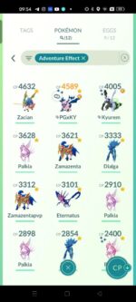 Pokemon Go Level 45: 36 Shiny Mythical LEG, 488 Shiny, 270 Leg, Shiny Dusk Mane, Dialga Global BG, Shiny Fused Kyurem – Bild 14