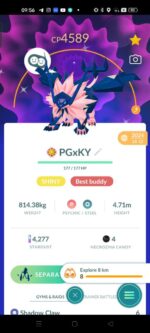 Pokemon Go Level 45: 36 Shiny Mythical LEG, 488 Shiny, 270 Leg, Shiny Dusk Mane, Dialga Global BG, Shiny Fused Kyurem – Bild 18