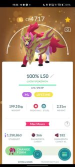 Level 43 Stacked Acc: 285 Leg, 245 Shiny, 2 Lucky Armored Mewtwo, Lucky Clone Charizard - 图片 31