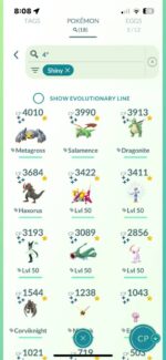 Level 48 Shiny Account: 2240 Total Pokemons, 1096 Shiny, 37 Shiny Legendary, Maxed Fused White Kyurem and Lunar - Afbeelding 5