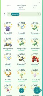 Level 50 Account: Year 2016, Armored Mewtwo, 21 Shiny Legendary, Rare Event Medals – Bild 5