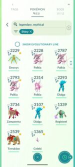 Level 41 Acc: Shiny Crown Zamazameta, Galar Articuno, 115 Shiny, 172 Leg, 90 Hundo, 28 Special BG – Bild 5