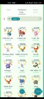 Level 43 Stacked Acc: 285 Leg, 245 Shiny, 2 Lucky Armored Mewtwo, Lucky Clone Charizard - 图片 17
