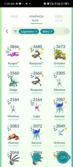 Level 39 Stacked Account: 2 Armored Mewtwo Tradable, Many Rare Shiny Costume Pokemons - Image 7