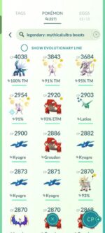 Level 41 Account: 1090 Pokemons, 116 Shiny, 253 Leg, 9 Shiny leg - Afbeelding 6