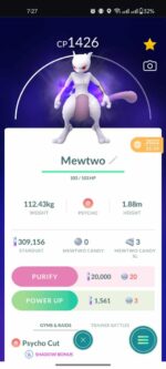 Level 52 Acc: Lucky Armored Mewtwo, 64 Shinies, Shiny Rayquaza, Latios, Giratina and Mewtwo