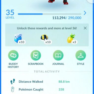 Pokemon GO Level 35 account for sale