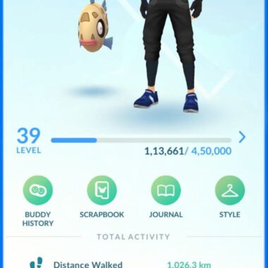 Old Pokemon GO account Level 39