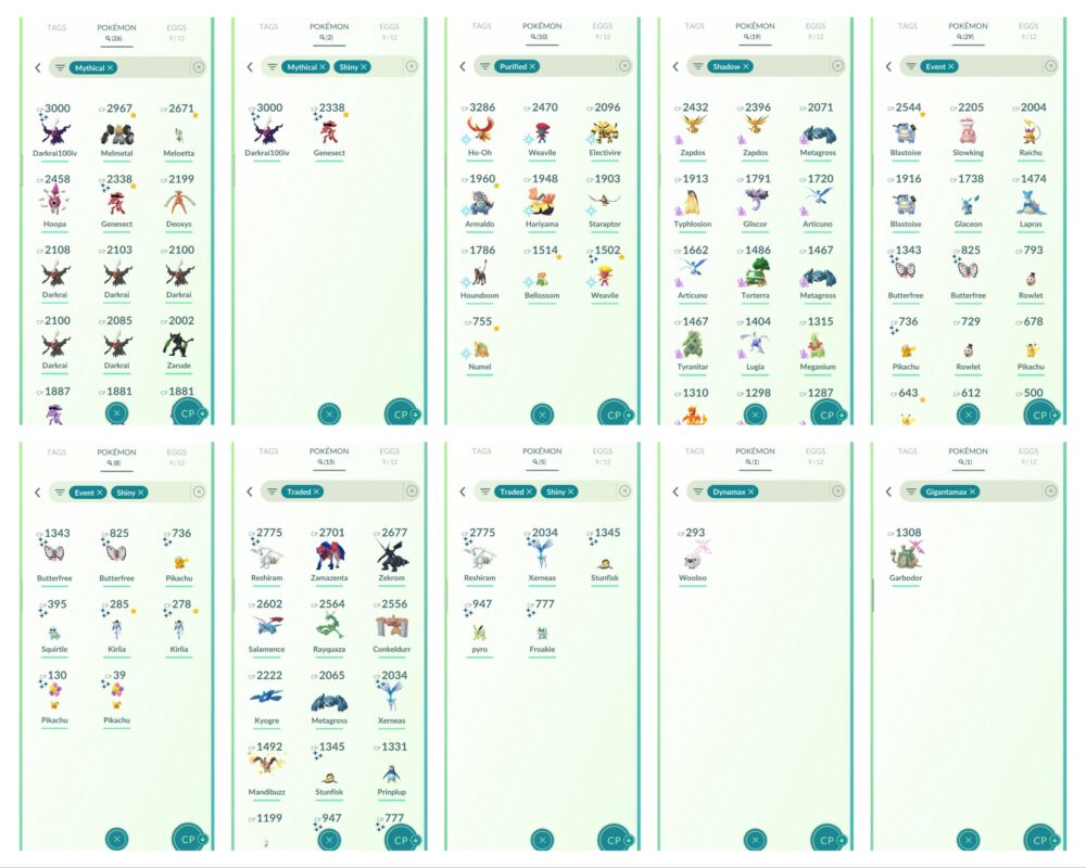 Pokemon GO Level 60 account with shiny xerneas