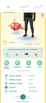 Level 43 account