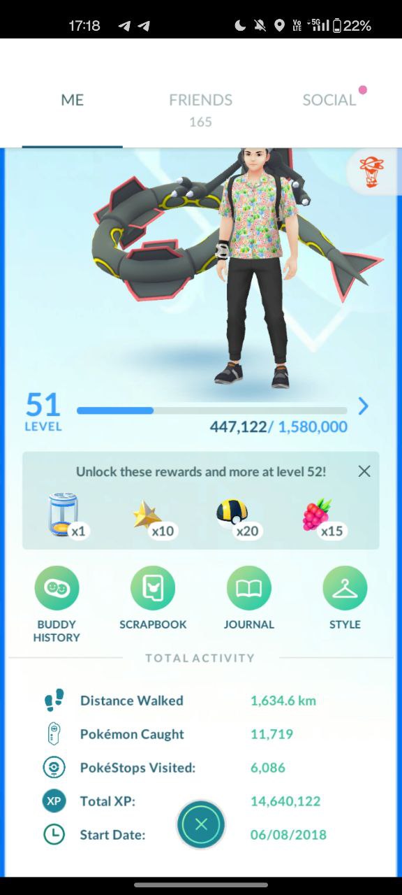 468a-level51-1 Level 51 Pokemon Go Account - 130 Legendary, 42 Shiny, 6 Shiny Legendary, 9 Hundo, 2019 Armored Mewtwo, Shiny Rayquaza - Image 1