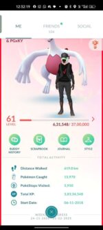 buy pokemon go account level 61