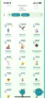 pokemon go level 71 account old