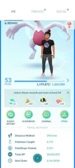 Vintage Pokemon Go Account Level 53 – 19 Armored Mewtwo, 711 Legendaries, 70 Shinies, 535 Legacy Legendaries