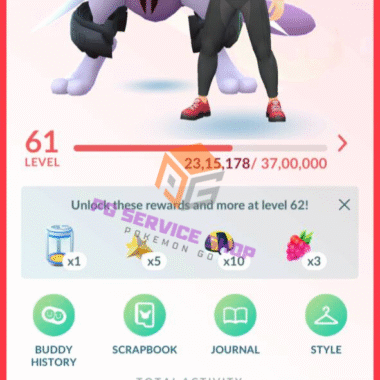 level 61 account with rare gigantamax