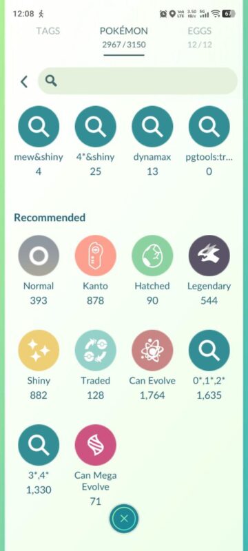 high level Pokemon GO account level 73