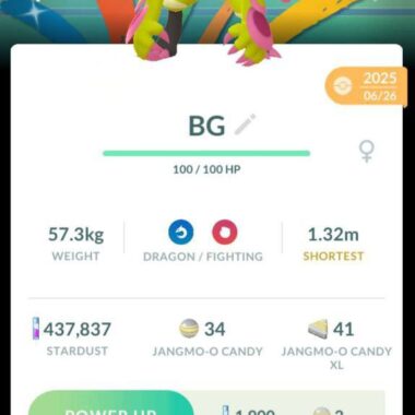 Level 54 Pokemon GO account with Shiny Rayquaza