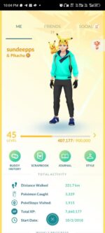 Level 45 Pokemon GO account with Shiny Mewtwo