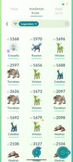 Level 53 Pokemon Go 134 Legendary account