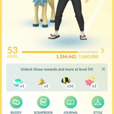 Level 53 Pokemon Go 134 Legendary account