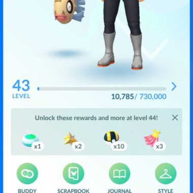 pokemon go level 43 og account