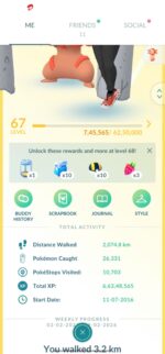 Pokemon GO Level 67 account shundo shiny Celebi