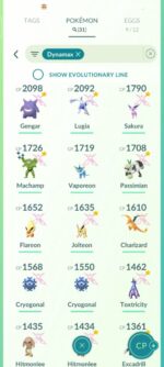 Pokemon GO Level 45 account dynamax Machamp
