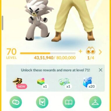 Level 70 Pokemon Go PvP account