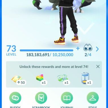 Legacy Level 73 Pokemon Go Account