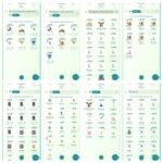 Grid view of Level 44 Pokemon GO account inventory showing 7 Armored Mewtwo and multiple Shiny Legendaries.