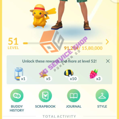 Team Instinct Level 51 trainer profile with 2016 start date ID 515a