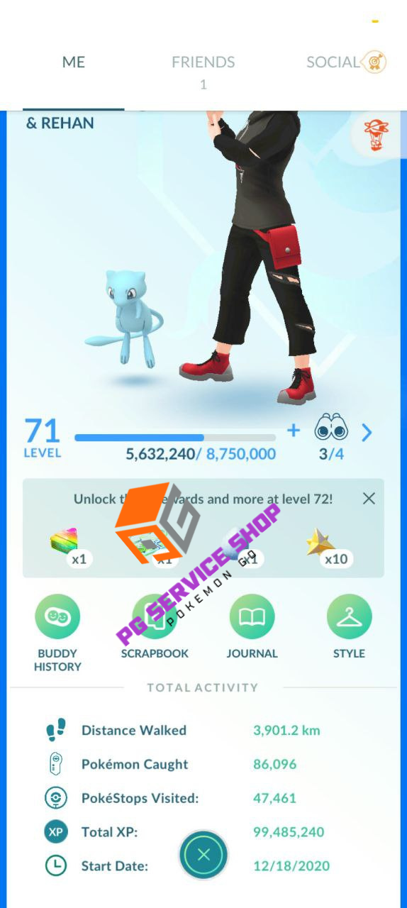 517a-profile-1 Level 71 Premium Pokémon GO Account - Apex Shadow & Shiny Mythical Collection - Image 1
