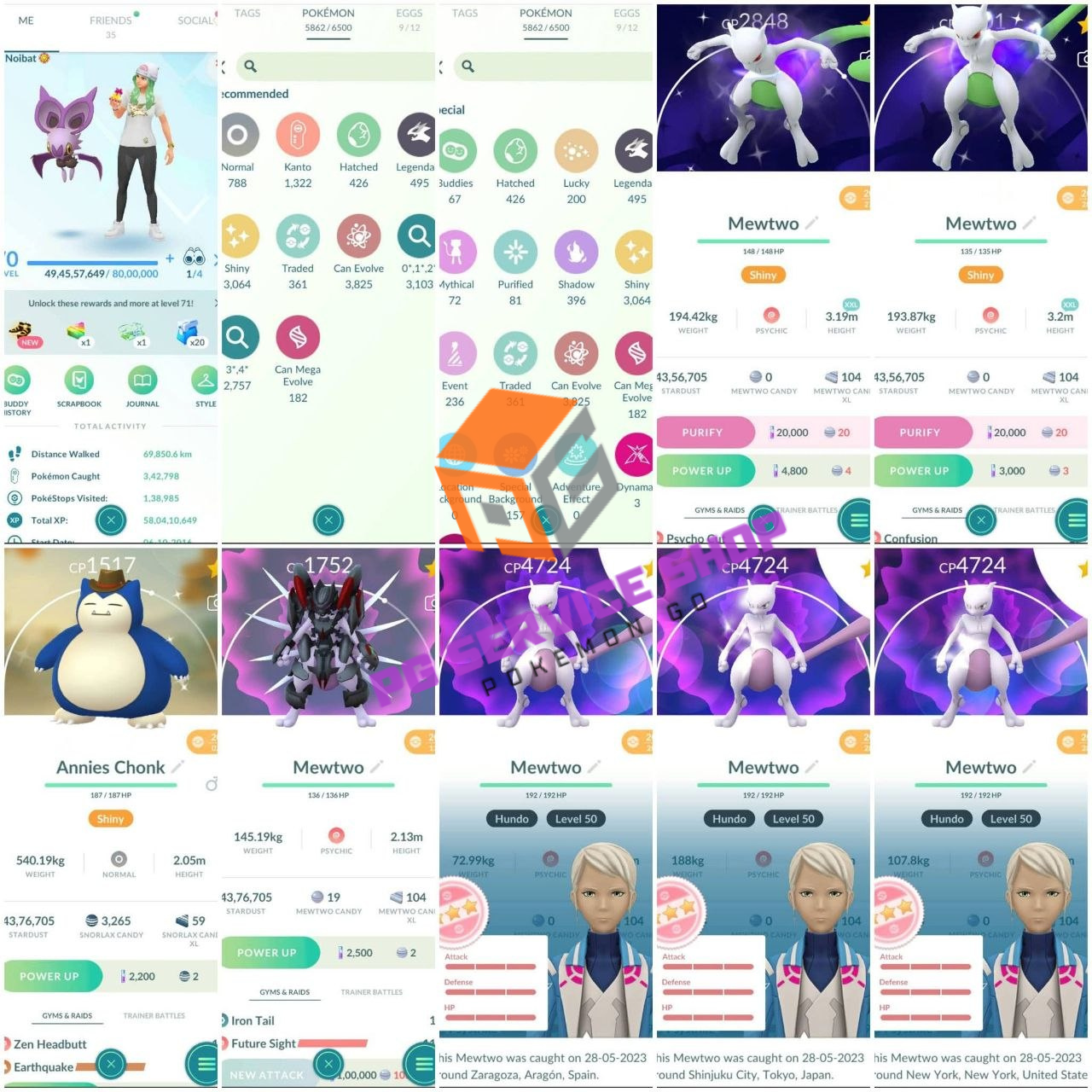 525a-profile-1 Pokemon GO account profile showing 58 Million XP and 38 Platinum Medals