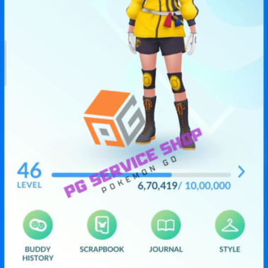Level 46 Pokemon Go Trainer Profile 8M XP 2019 Start Date