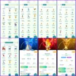 Event costume Pokémon collection including Shiny Dragonite and Lapras