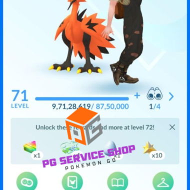 High Level Trainer Profile 190M XP Galarian Zapdos 552a